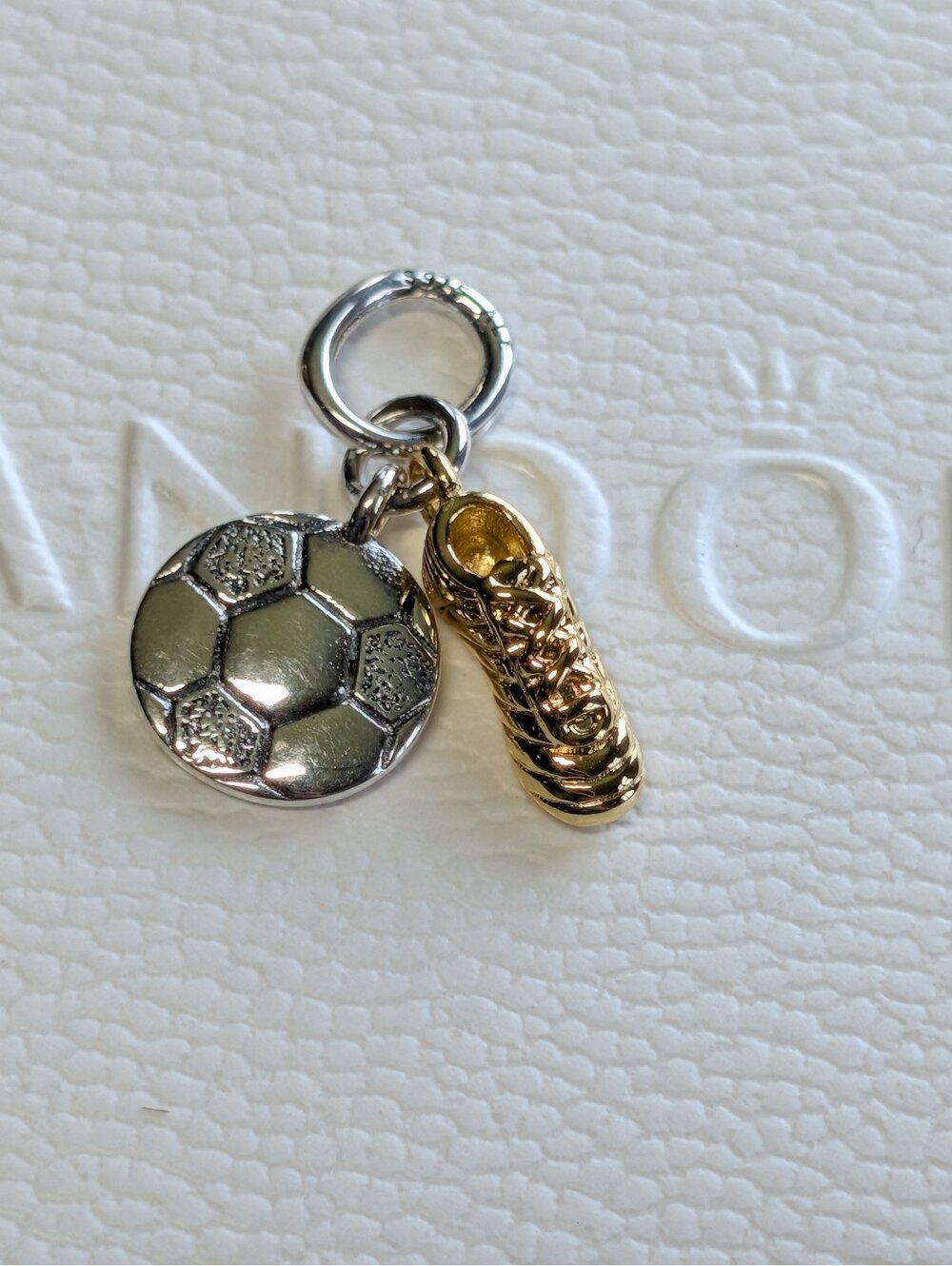 Pandora charm soccer